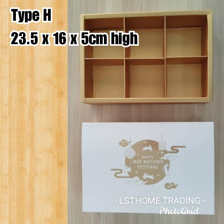 Rabbit Mooncake Boxes Cookies Cake Candy Plastic Bag For Birthday Wedding Party Festival Paper Packaging(1438L) - Image 11
