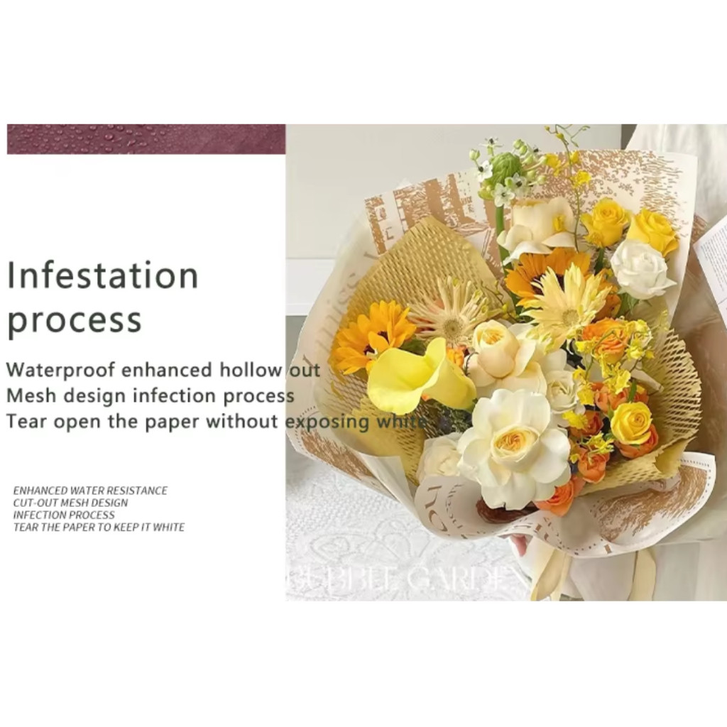 Eco-Friendly Honeycomb Cushioning Kraft Paper 1pc Recyclable Gift Wrapping & Packaging Material 艺术纸蜂窝包装纸 (4006L) - Image 8