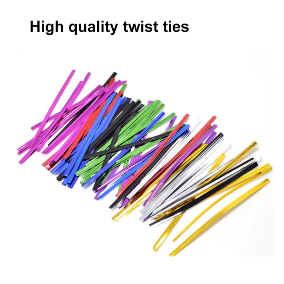 6/8/10cm Lucia crafts Twist Ties Packaging Rope Wire Belt For Food Bread Cookies Bakery Bags Seals 金属扎带包装袋扎条 (170L) - Image 7