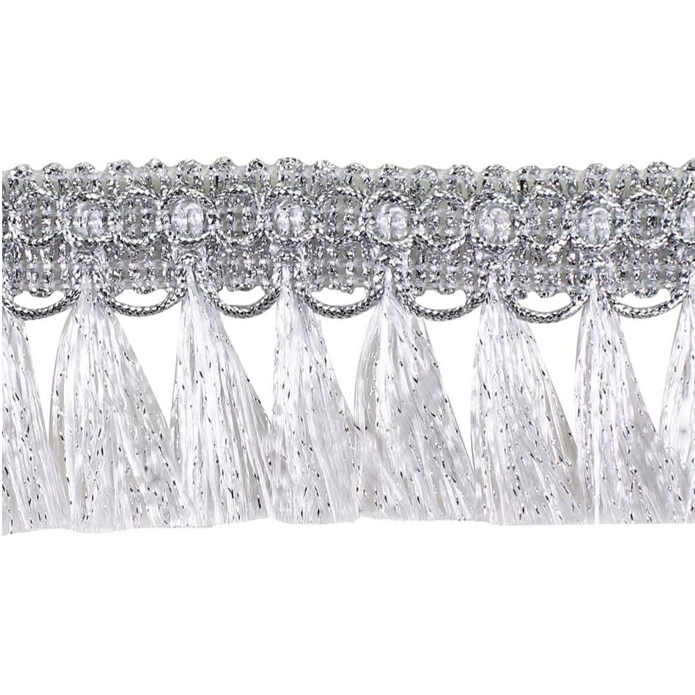 1yard 3.8/5.5cm European and American style small row to be mixed color tablecloth curtain row to fringed 欧美金银丝花边(2674L) - Image 8