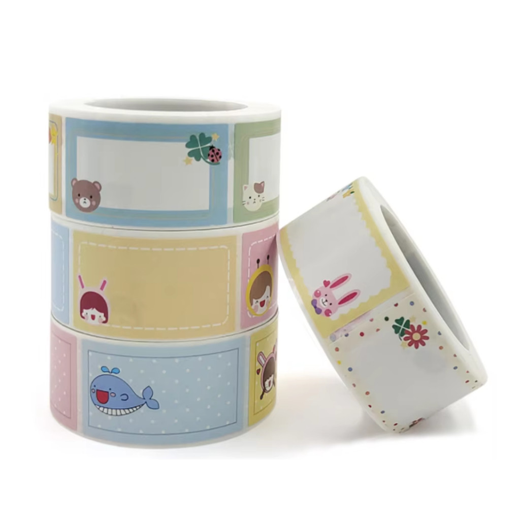 Children cartoon sticker cute pattern stationery school teacher supplies reward label record sticker 卡通可爱手帐文具贴姓名贴(2435L) - Image 6