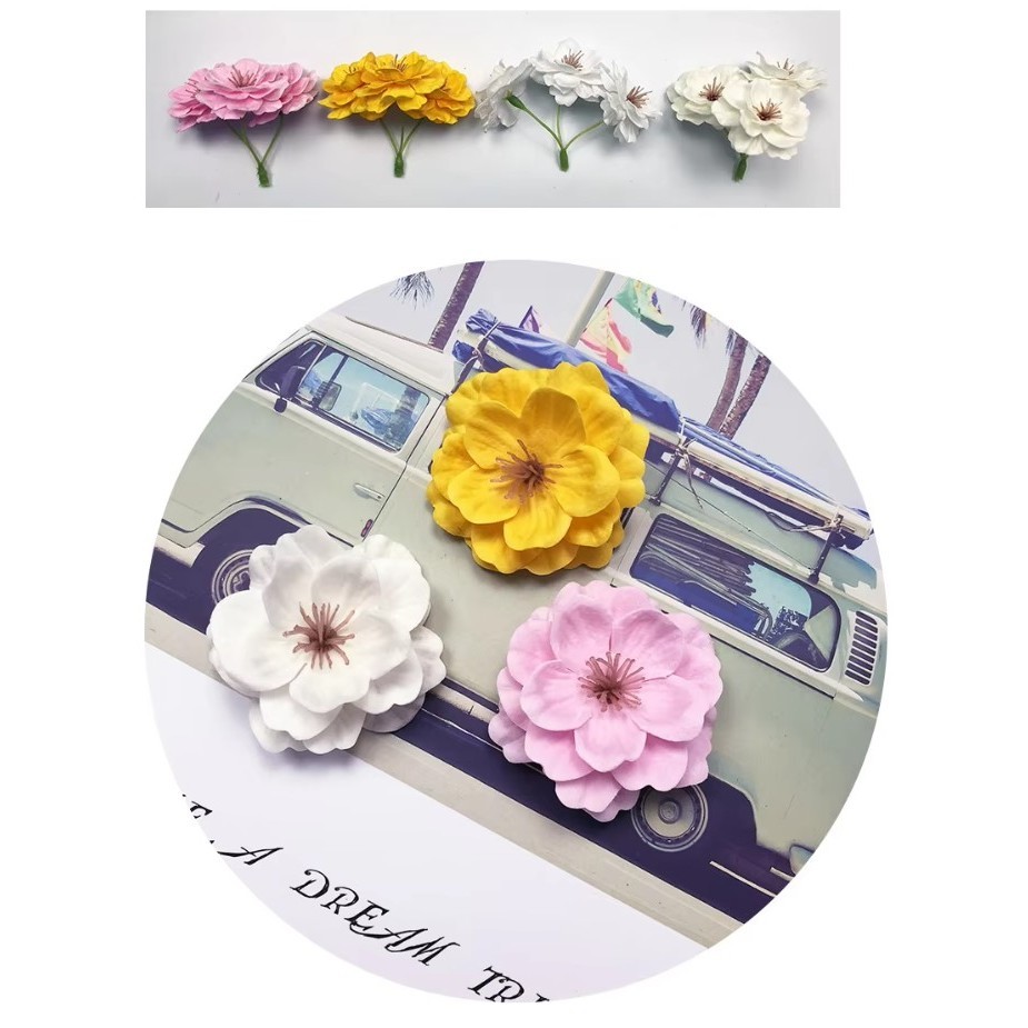 SAKURA Flower Cherry Blossom Handmade Soap Flower With Hand Gift Box Decoration 樱花香皂花头肥皂花 (648L) - Image 4