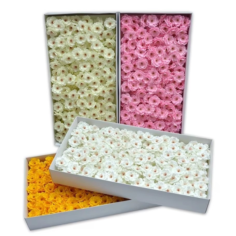 SAKURA Flower Cherry Blossom Handmade Soap Flower With Hand Gift Box Decoration 樱花香皂花头肥皂花 (648L) - Image 8