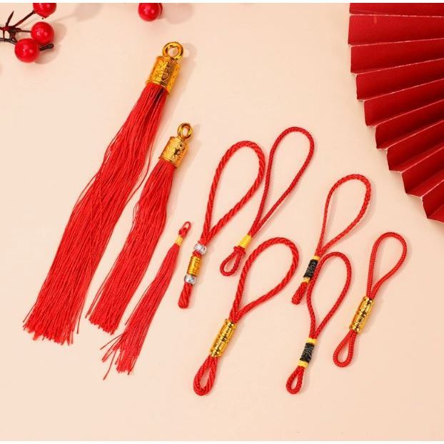 2026 Chinese New Year Tassel Decor Spring Festival Pendant Hanging Ornament Bonsai Hanging (3081L) - Image 2