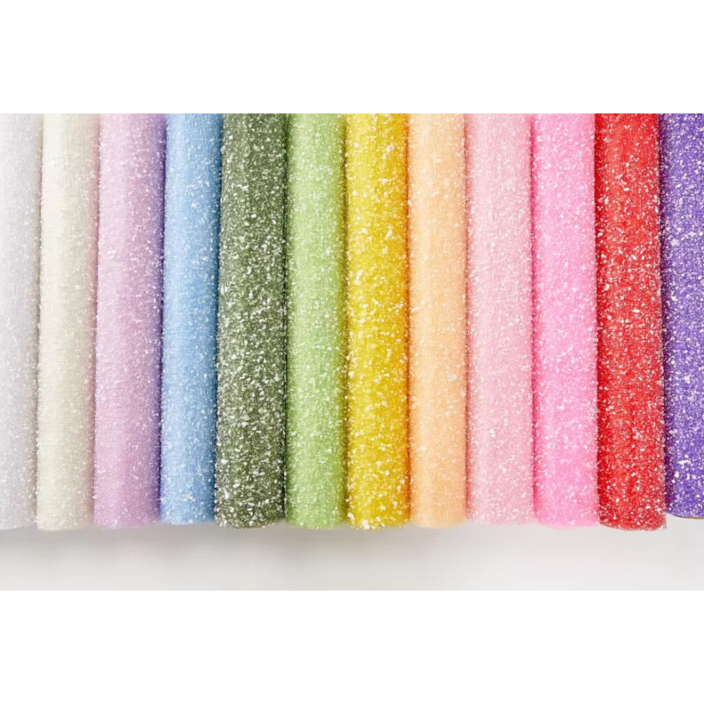 4yards x 50cm Craft Decor Packaging Snow Point Gauze Mesh DIY Wedding Party Bouquet Gift Box Wrapping Paper(1615L) - Image 3