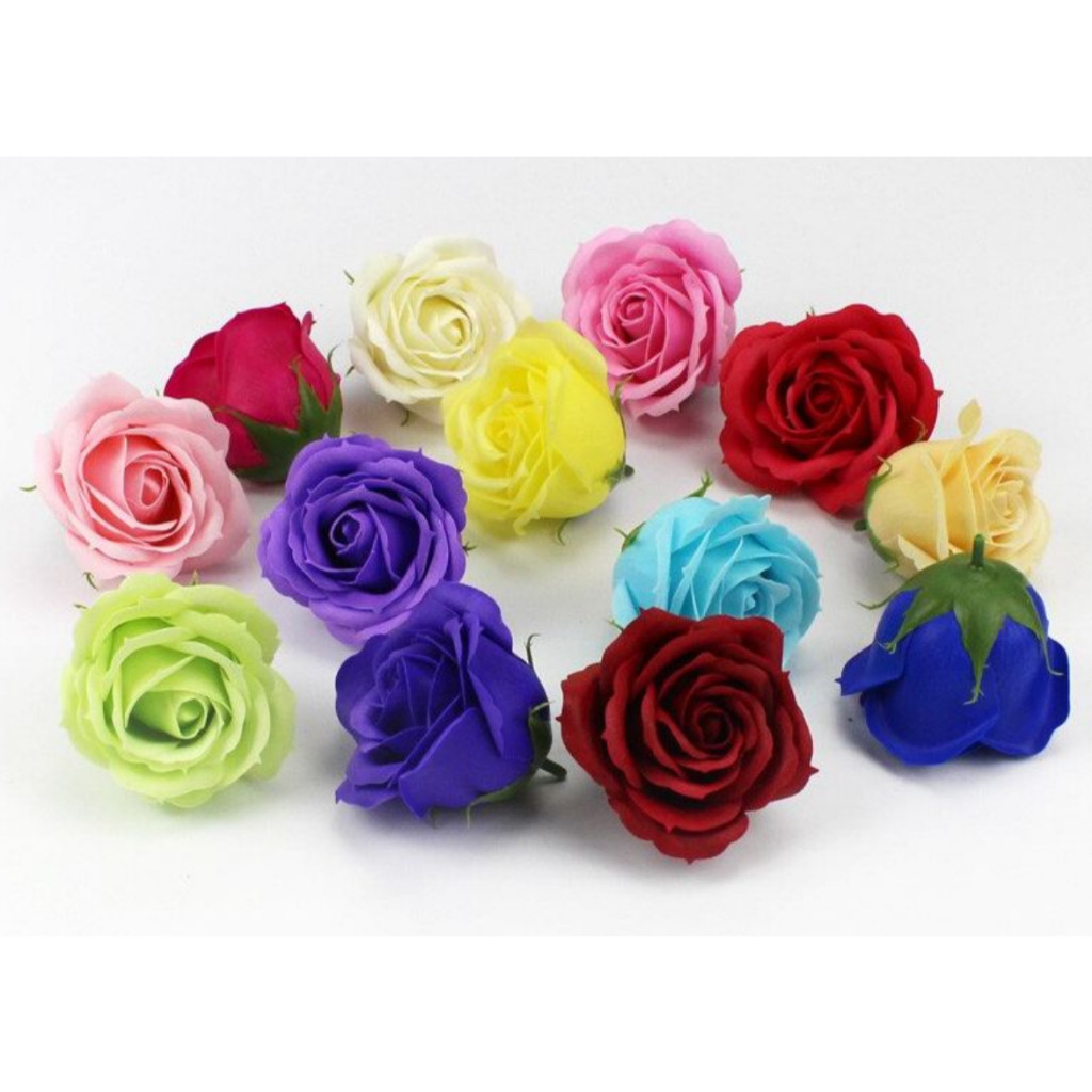 25pcs 5 Layer Rose Soap Flower Head Wedding Valentine's Day Christmas Gift DIY Artificial Flowers Home Decor(2082L) - Image 3
