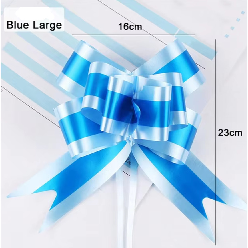 5pcs/bag 50# Colors Organza Pull Bows Ribbon Wedding Centerpieces Wedding Car Decoration Gift Packaging Packing(234L) - Image 8