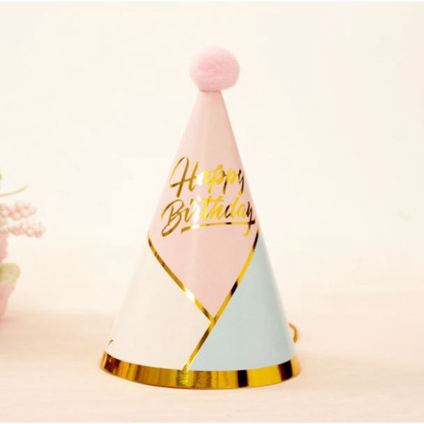 Kids Birthday Hat Happy Birthday Paper Hats Cap Prince Princess Crown Party Decoration for Boy Girl Birthday(1359L) - Image 13