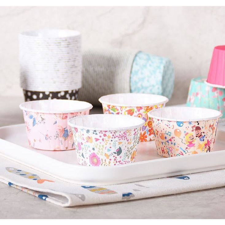 10pcs/pack Cup Baking Multicolor Cake Paper Cup Wedding Greaseproof (3030L) - Image 2