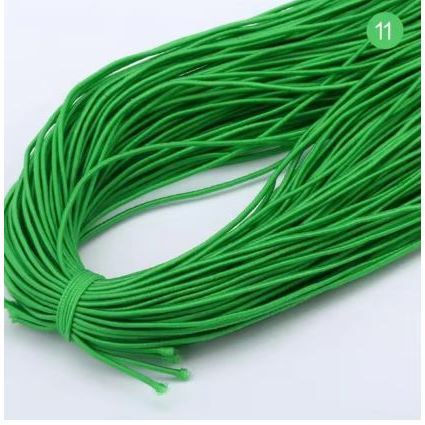 5yard 1mm~2mm Round High Elastic Sewing Elastic Band Fiat Rubber Band Waist Band Stretch 弹力绳 (1946L) - Image 17
