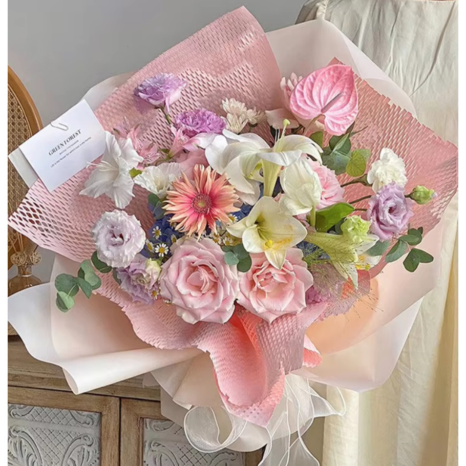 Eco-Friendly Honeycomb Cushioning Kraft Paper 1pc Recyclable Gift Wrapping & Packaging Material 艺术纸蜂窝包装纸 (4006L) - Image 9