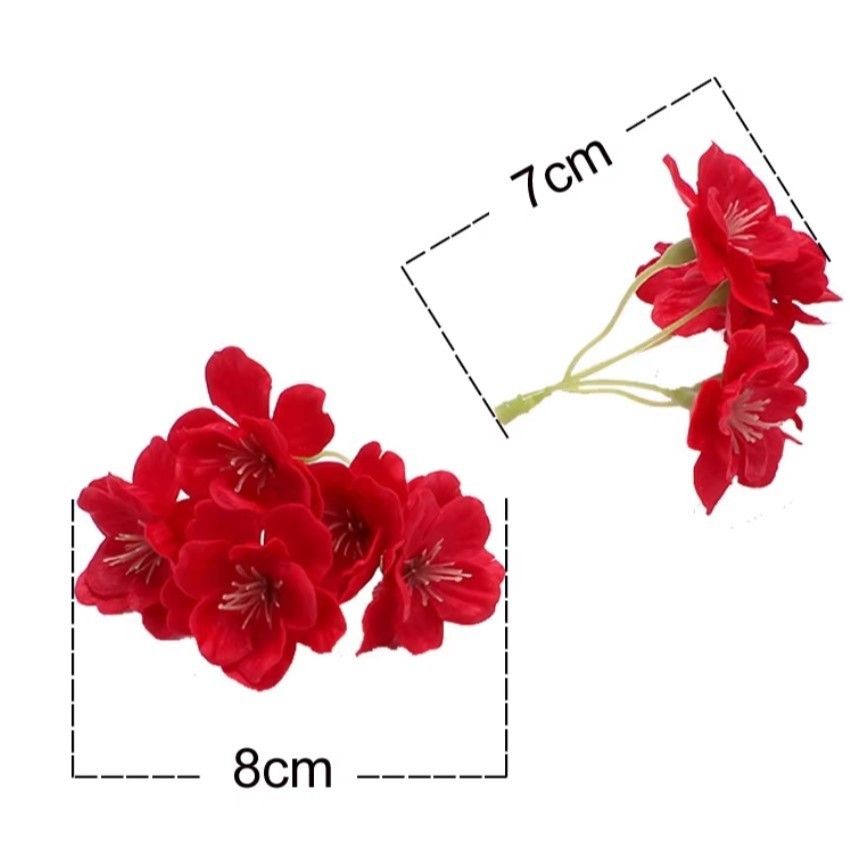 SAKURA Flower Cherry Blossom Handmade Soap Flower With Hand Gift Box Decoration 樱花香皂花头肥皂花 (648L) - Image 7