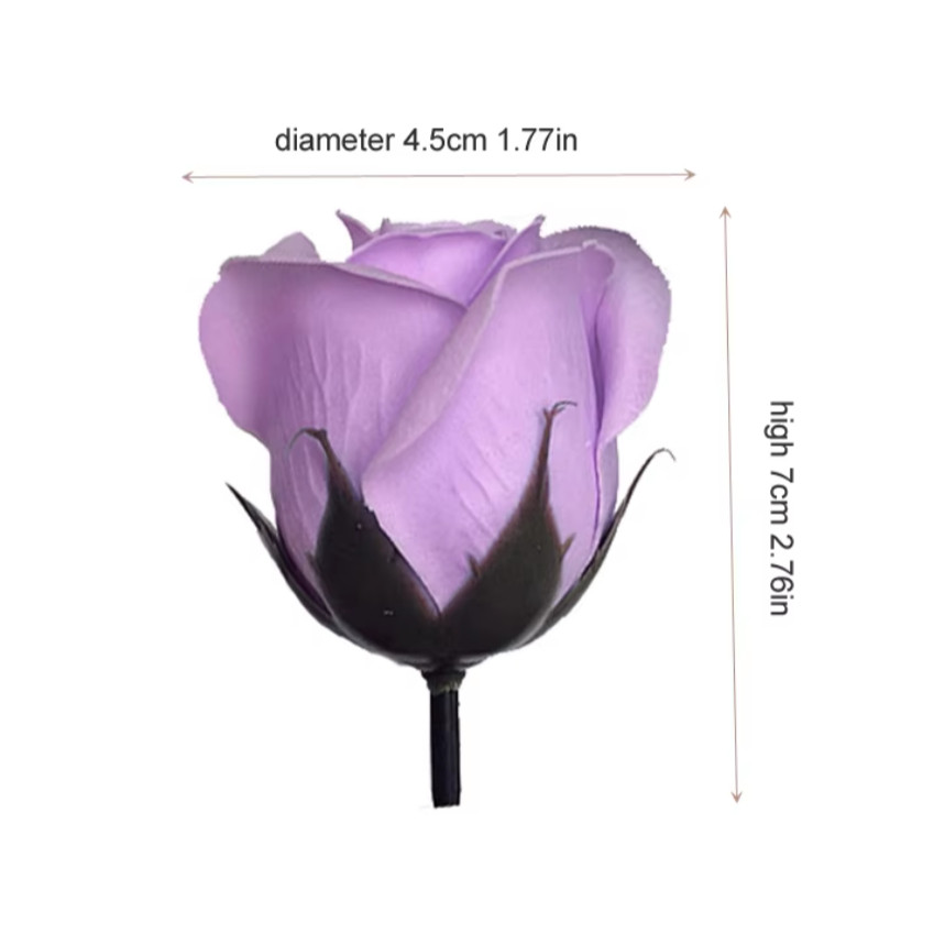 New 4.5cm Rose Soap Flower Romantic Wedding Party Gift Handmade Flower Petals real touch flowers (586L) - Image 6