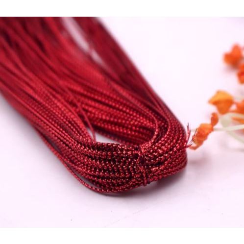 50m/100m Rope Gold Silver Red Cord Gift Packaging String Metallic Jewelry Thread Cord DIY Tag Line Bracelet 吊卡牌线绳 (863L) - Image 11