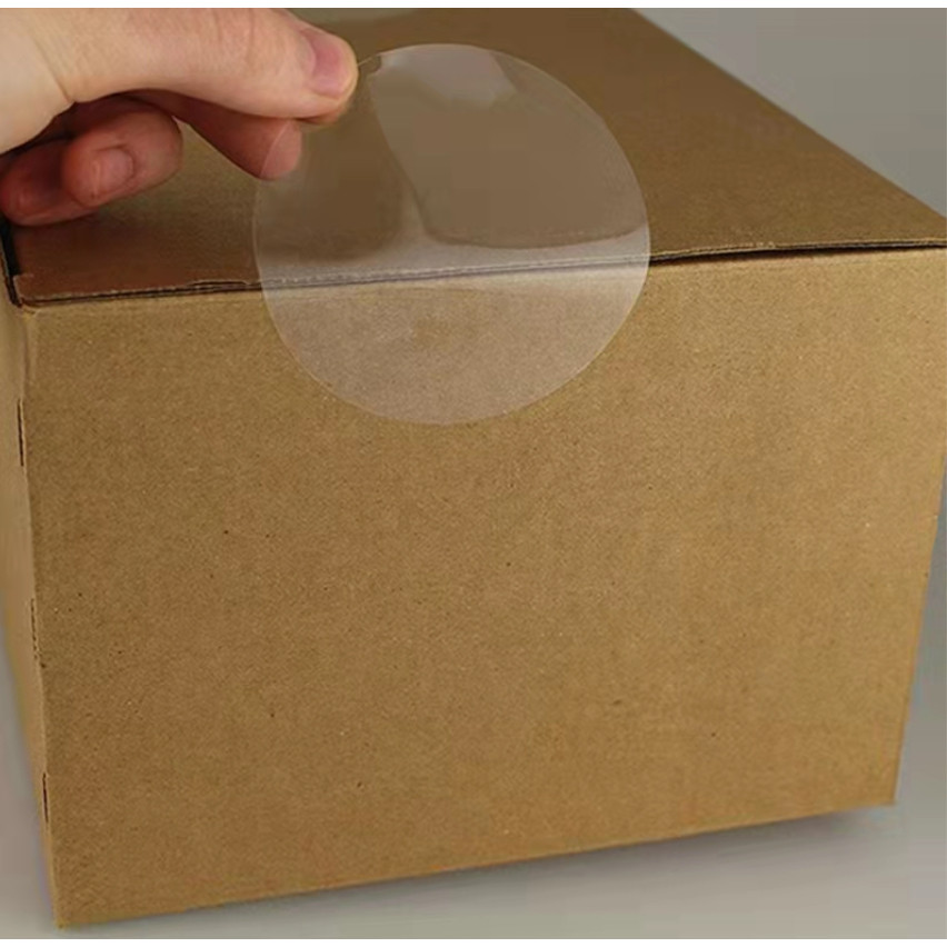 Transparent Self-adhesive Sealing Stickers 2cm/3cm Round Transparent Gift Packaging Seal Labels透明圆形密封口贴(2421L)