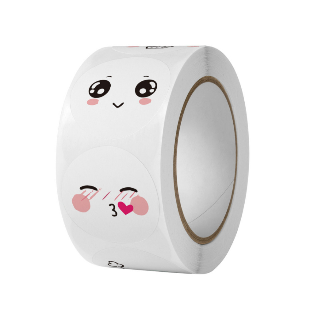 50-500pcs 8 Kinds of Expression Smiley Face Reward Stickers for Kids Game Toy Labels Festival Birthday可爱搞怪笑脸贴纸(2443L) - Image 6
