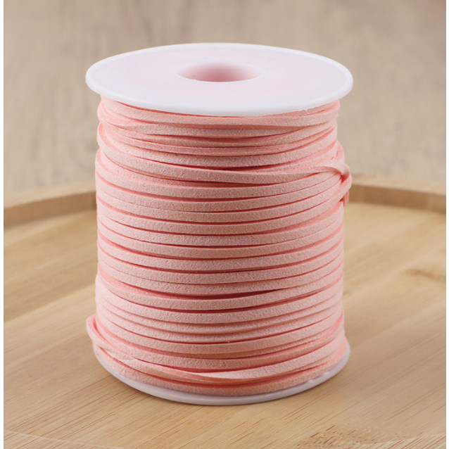 5/10yards 2mm Thread Tassel Bouquet Packing Material Rope Multi-colors Flat Faux Suede Korean Leather Cord彩色韩国绒皮绳(1574L) - Image 19