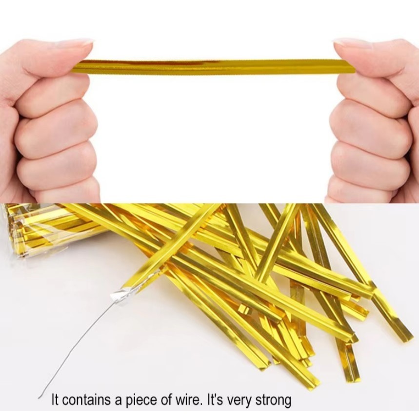 6/8/10cm Lucia crafts Twist Ties Packaging Rope Wire Belt For Food Bread Cookies Bakery Bags Seals 金属扎带包装袋扎条 (170L) - Image 8