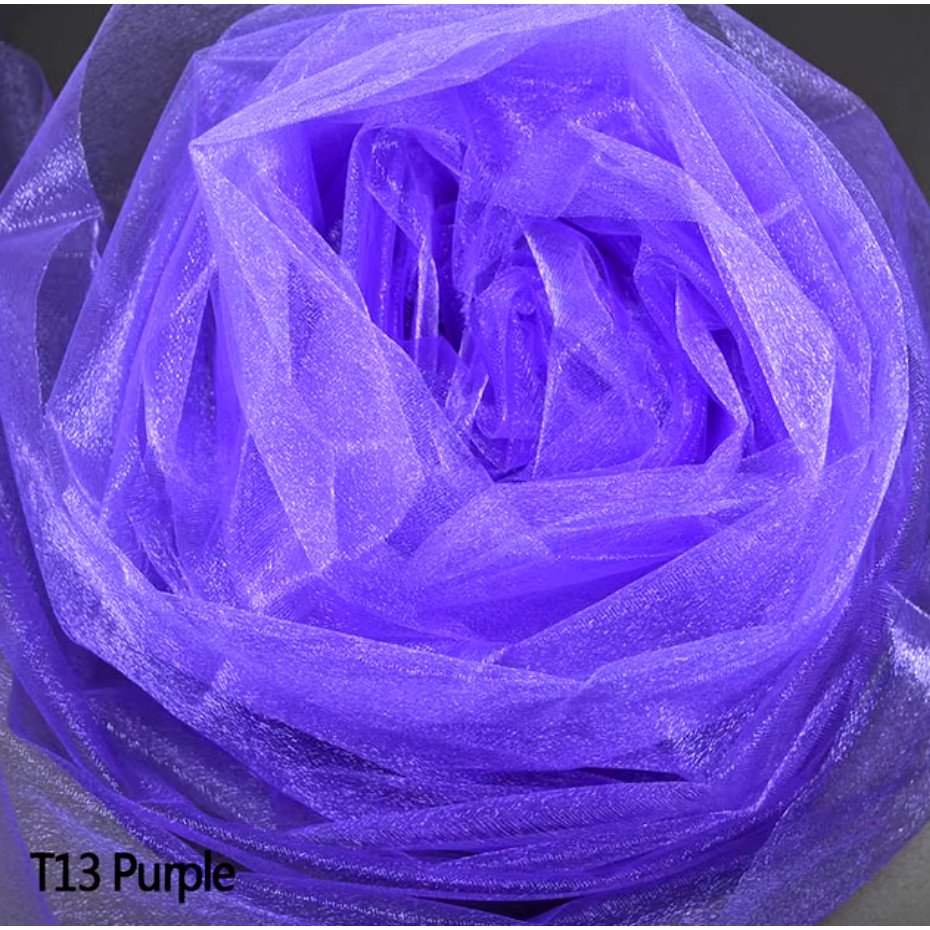 150cm wide 1yard Wedding Organza Tulle Roll For DIY Party Backdrops Chair Sashes Bow Dessert Table Swags Runners(1007L) - Image 12