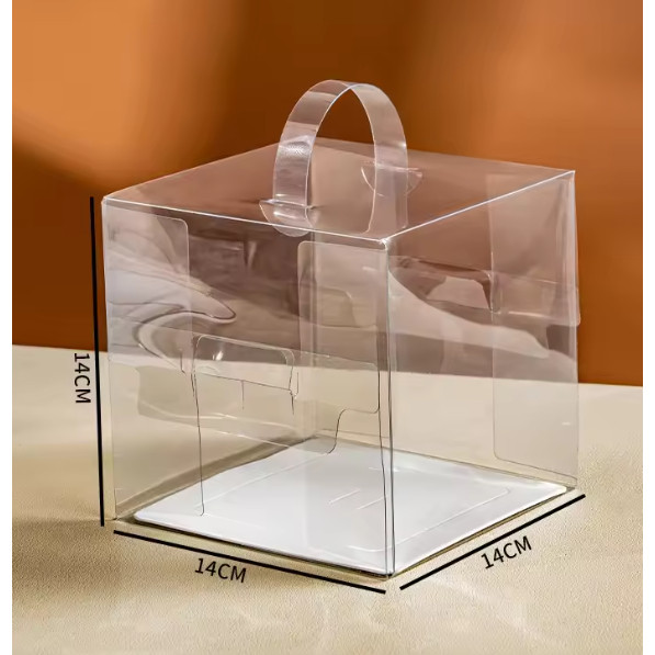2/4/5/6/8inch Cake Boxe Clear Plastic Packaging Box Transparent Dessert Cupcake Packaging Container Wedding Party(1434L) - Image 19