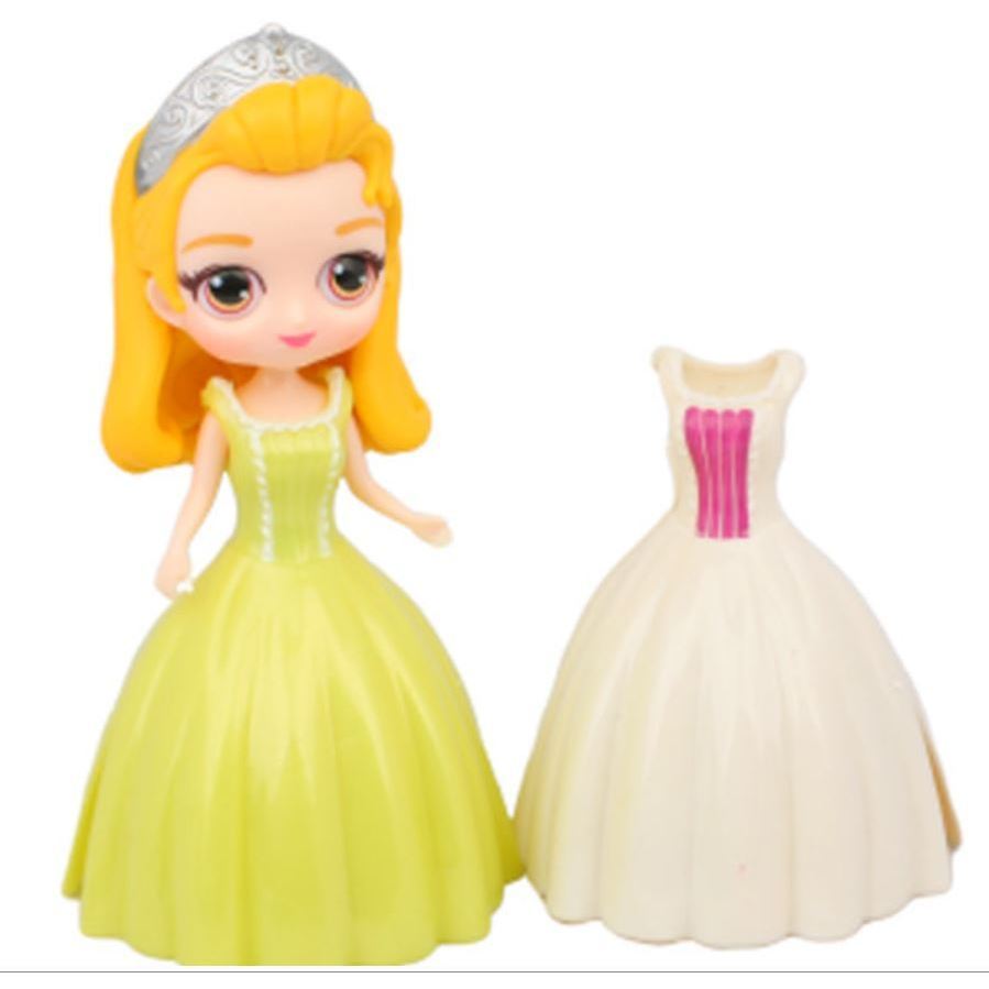 1set Disney Princess toys dolls frozen Elsa Anna Snow White Bella Magic clip Dress clothes change Figures Dolls (875L) - Image 15