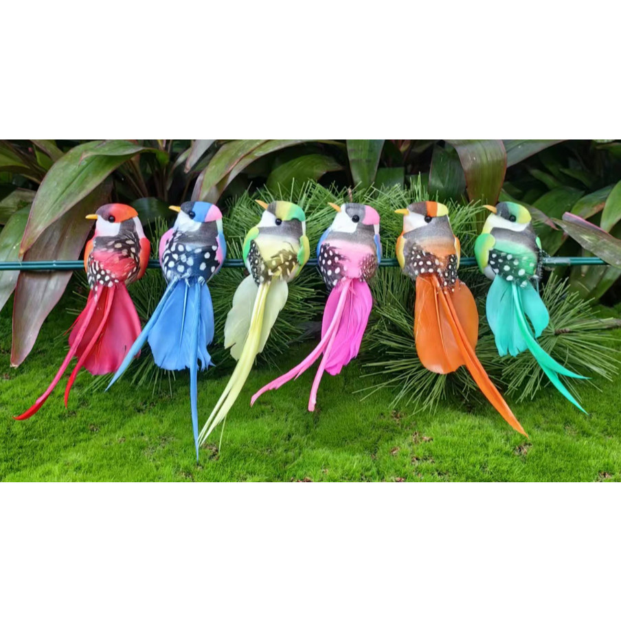 Simulation Birds Foam Artificial Bird Hanging Ornaments New year Christmas Tree Decorative Birds for Home Garden (4038L) - Image 12