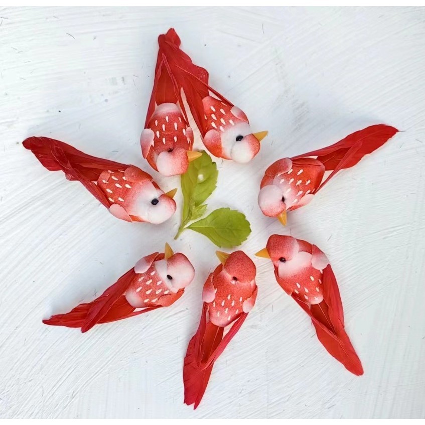 Artificial Foam Feather Birds Models Home Ornaments Garden Miniature (4041L) - Image 8