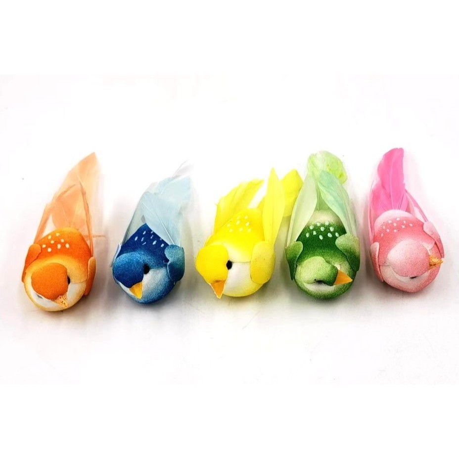 Artificial Foam Feather Birds Models Home Ornaments Garden Miniature (4041L) - Image 6