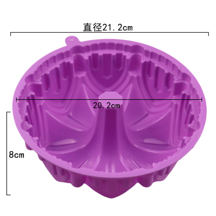 Silicone baking tray, Nalcy cake baking Mold, non-stick coating and easy to clean used special baking cake (3204L) - Image 5