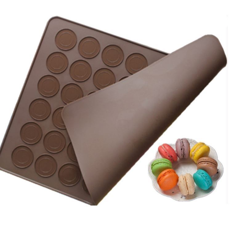 48 Cavity Baking Mat Silicone Macaron Pastry Oven Baking Mould Sheet Mat Macaroon Sheet Bakeware (3205L) - Image 4