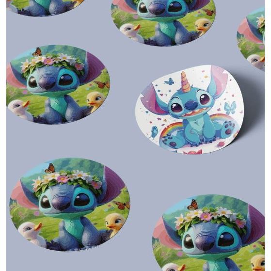 500pcs/roll Disney Movie Stitch Cartoon Sticker Waterproof DIY Graffiti Phone Laptop Luggage Guitar Notebook Stick(3232L - Image 6