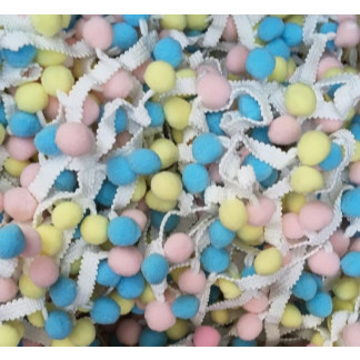 1yard Pom Pom Trim Ball Ribbon MINI Pearl Pompom Fringe Ribbon Sewing Lace Kintted Fabric Handmade 高弹毛球花边(1548L) - Image 10