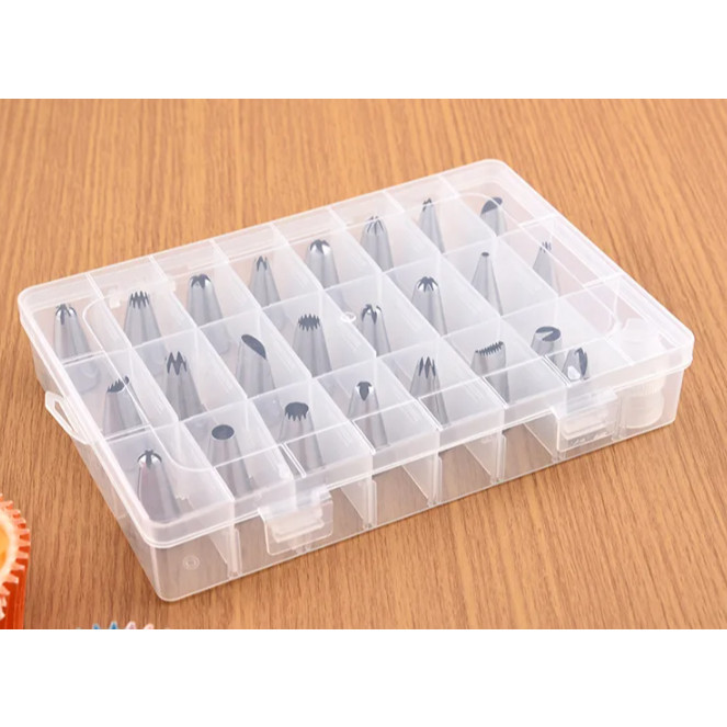 18/25pc Pastry Socket Cake Nozzles for Confectionery Professional Set Icing Cream Piping Tips Cookies Cupcake Dec(2450L) - Image 10