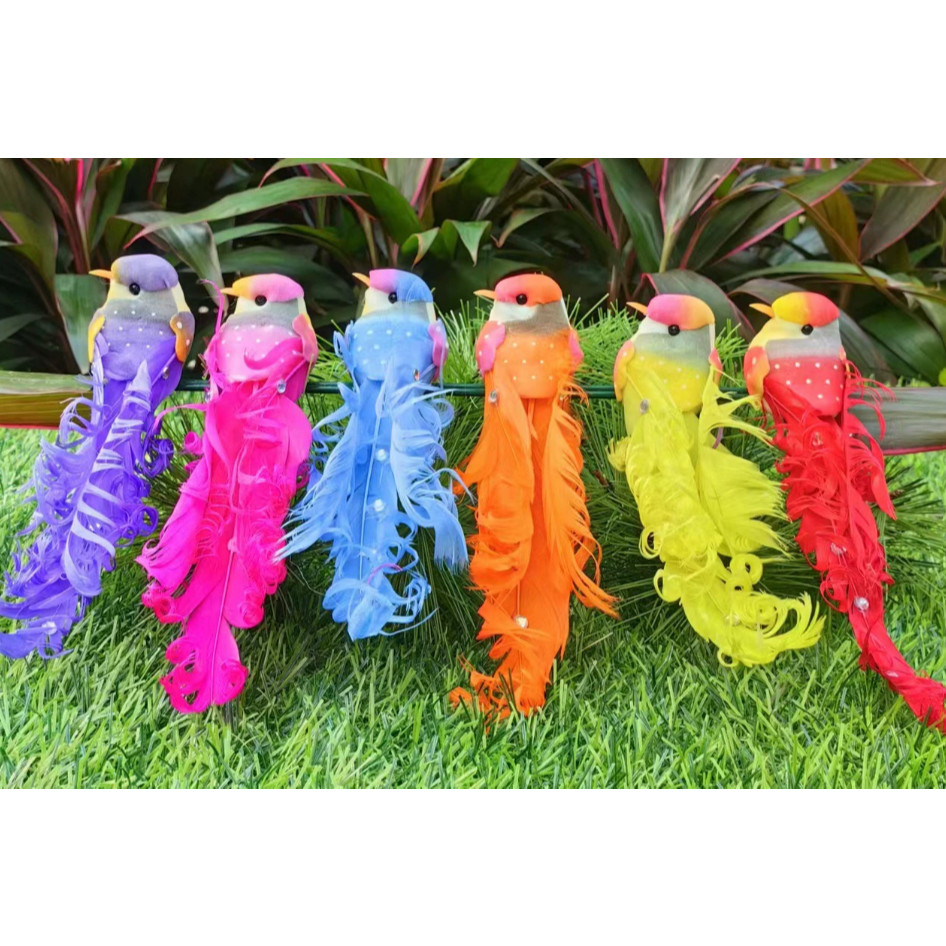 Simulation Birds Foam Artificial Bird Hanging Ornaments New year Christmas Tree Decorative Birds for Home Garden (4038L) - Image 10