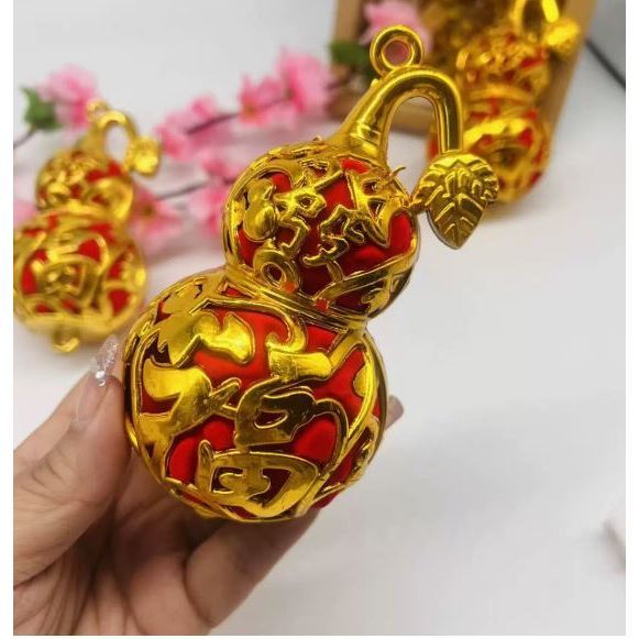 Red Gourd Ornaments for Chinese Year Spring Decor Lucky Hanging Pendants to Create Festive Atmosphere (3249L) - Image 3