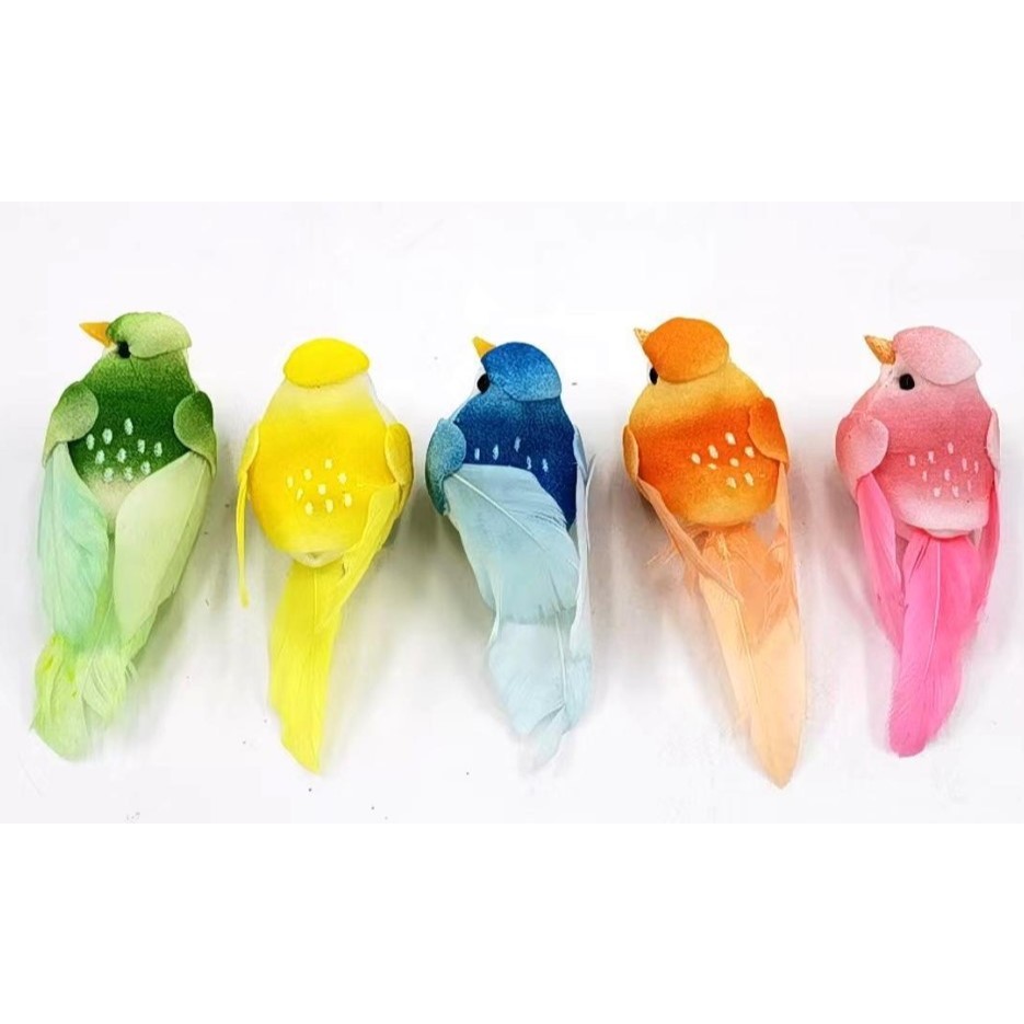 Artificial Foam Feather Birds Models Home Ornaments Garden Miniature (4041L) - Image 7
