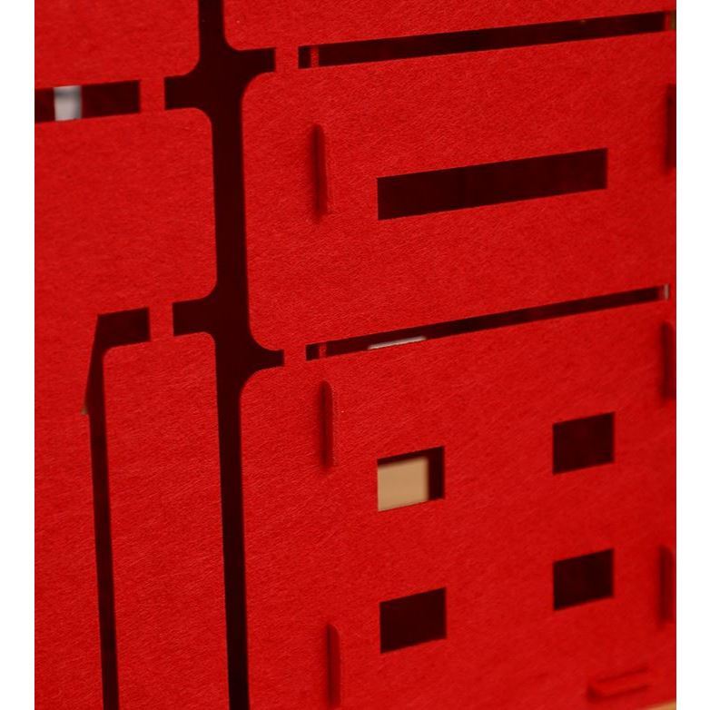 New Year Dec 3D Lucky Character Home Decorations Moving in Celebration Festive Chinese Couplets Non-Woven Fabric(3194L) - Image 5