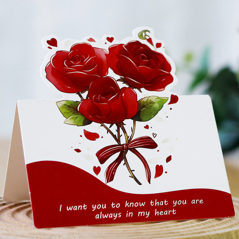3D Floral Greeting Cards for Wedding, Valentine‘s, Thanksgiving, Teacher‘s, Father’s & Mother 花束小卡片(4043L) - Image 12