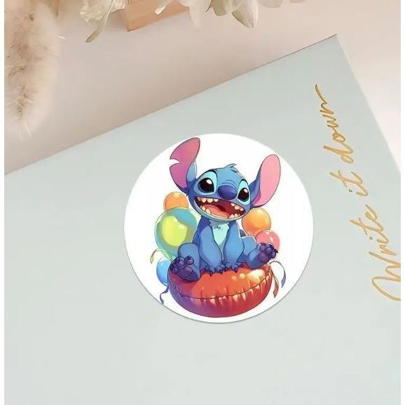 500pcs/roll Disney Movie Stitch Cartoon Sticker Waterproof DIY Graffiti Phone Laptop Luggage Guitar Notebook Stick(3232L - Image 4