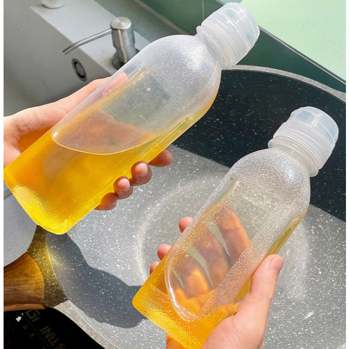 Seasoning Squeeze Sauce Bottle Suitable Kitchen with Flip Cover Squeeze Olive Edible Oil Dispenser (3171L)