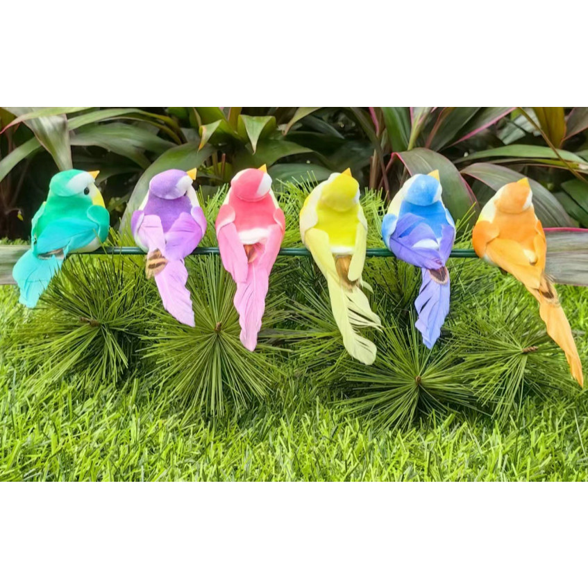 Simulation Birds Foam Artificial Bird Hanging Ornaments New year Christmas Tree Decorative Birds for Home Garden (4038L) - Image 5