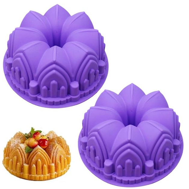 Silicone baking tray, Nalcy cake baking Mold, non-stick coating and easy to clean used special baking cake (3204L)