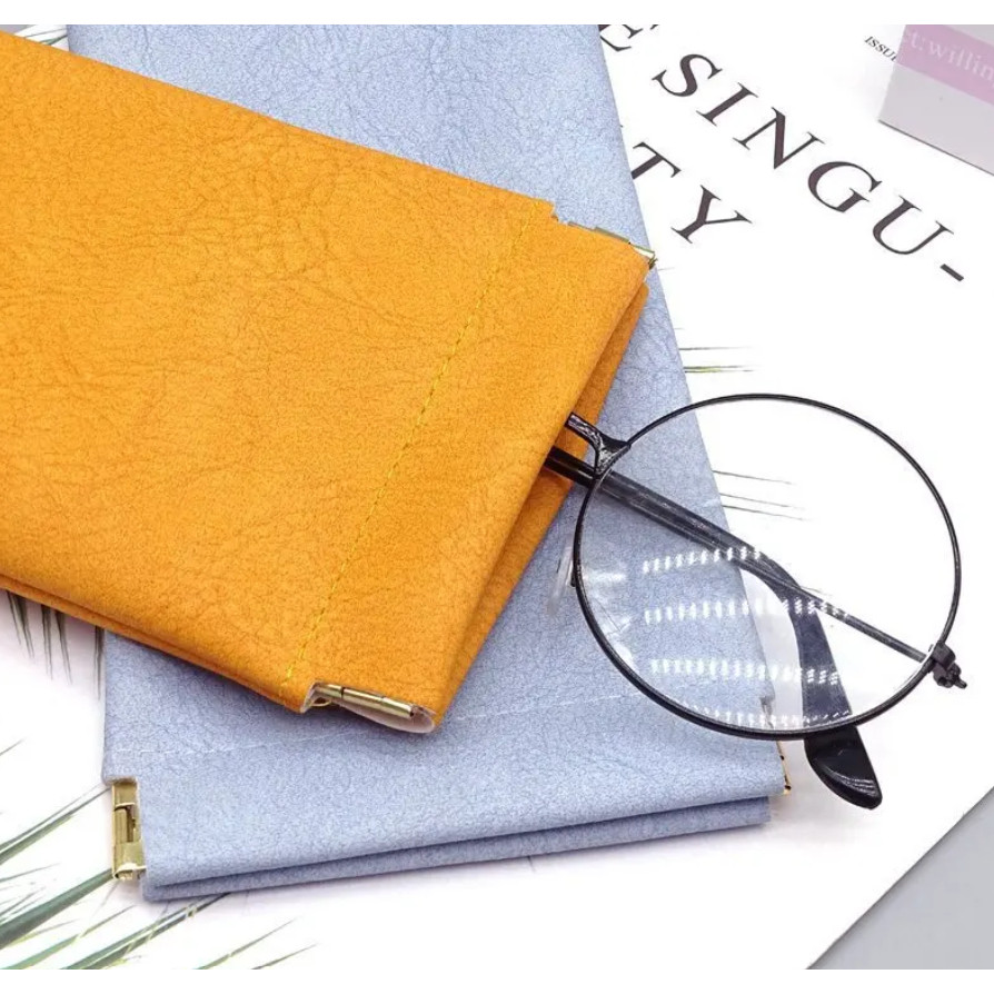 Glasses Bag Sunglasses men's and women's Storage Set Elastic Plate Mouth Automatic Closing Glasses Storage Bag (4047L) - Image 2