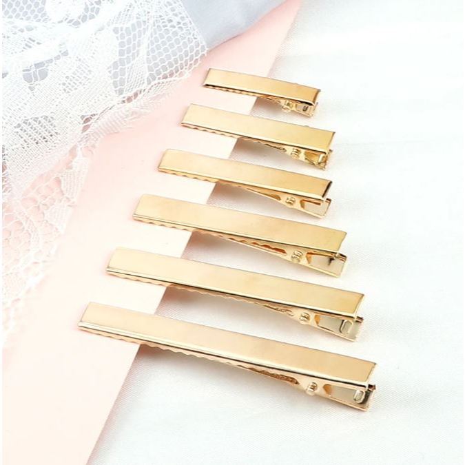 Golden Metal Hair Clips Basic Hair Pins For Women Hairpins Fashion Hair Accessories Barrette Hairdressing Tool (3244L) - Image 4