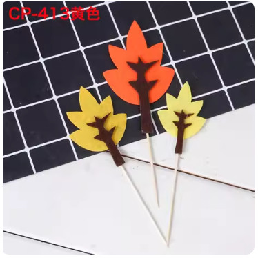 Cyuan Felt Green Trees Cake Toppers Woodland Jungle Party Happy Birthday ChildrenPartyBabyShowerBoyCakeDecoration(1145L) - Image 16