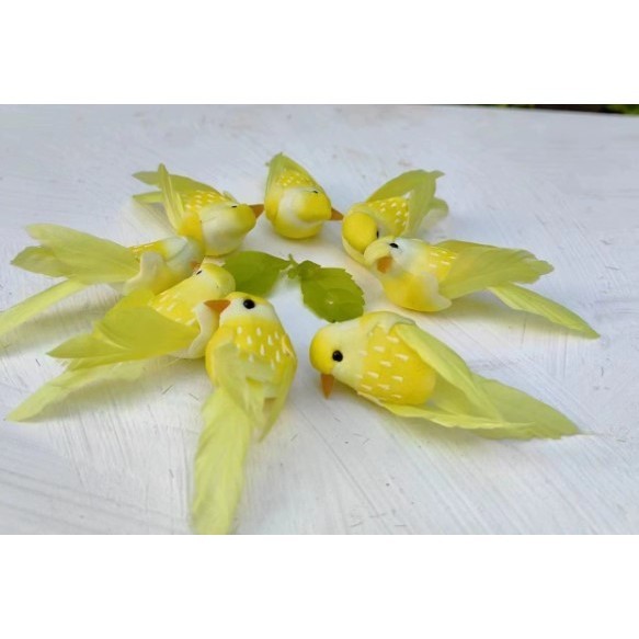 Artificial Foam Feather Birds Models Home Ornaments Garden Miniature (4041L) - Image 10
