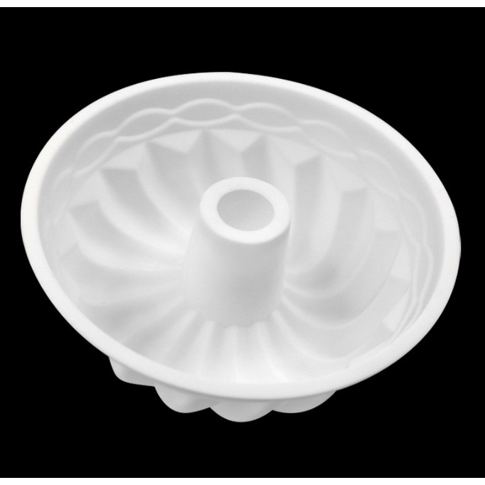 16.3cm Cake Mould Baking Pan, Silicone Ring Cake Mould, Reusable Baking Cups, Fluted Baking Moulds (3203L) - Image 3