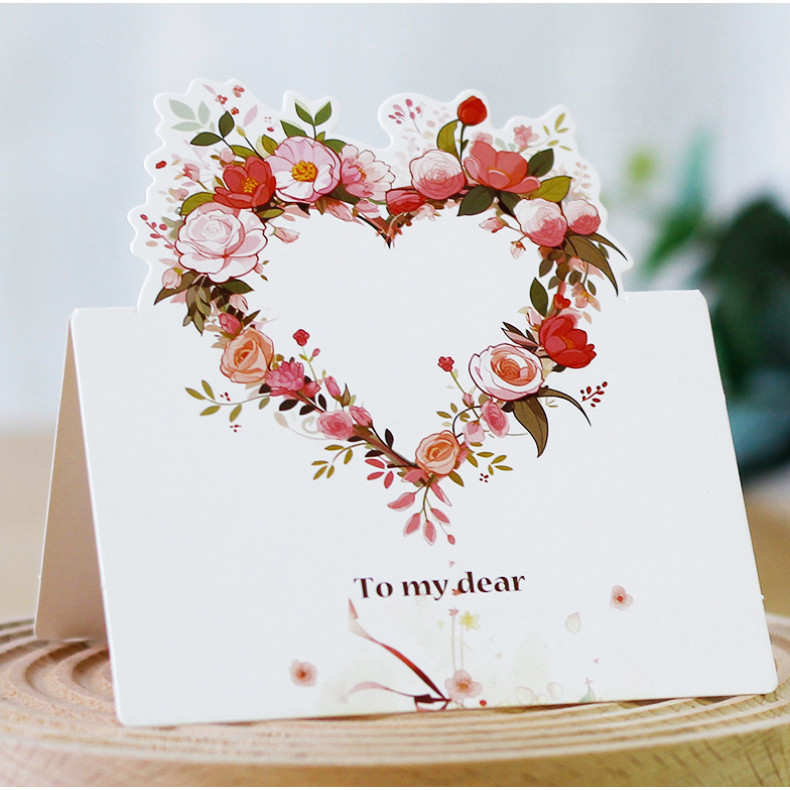 3D Floral Greeting Cards for Wedding, Valentine‘s, Thanksgiving, Teacher‘s, Father’s & Mother 花束小卡片(4043L) - Image 10