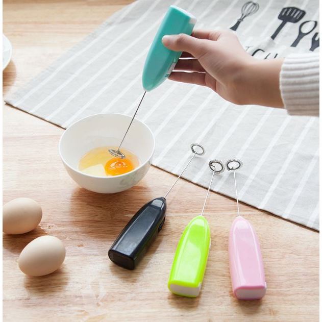 Electric Milk Frother Egg Beater Kitchen Drink Foamer Whisk Mixer Stirrer Coffee Cappuccino Creamer Whisk Frothy(3220L)