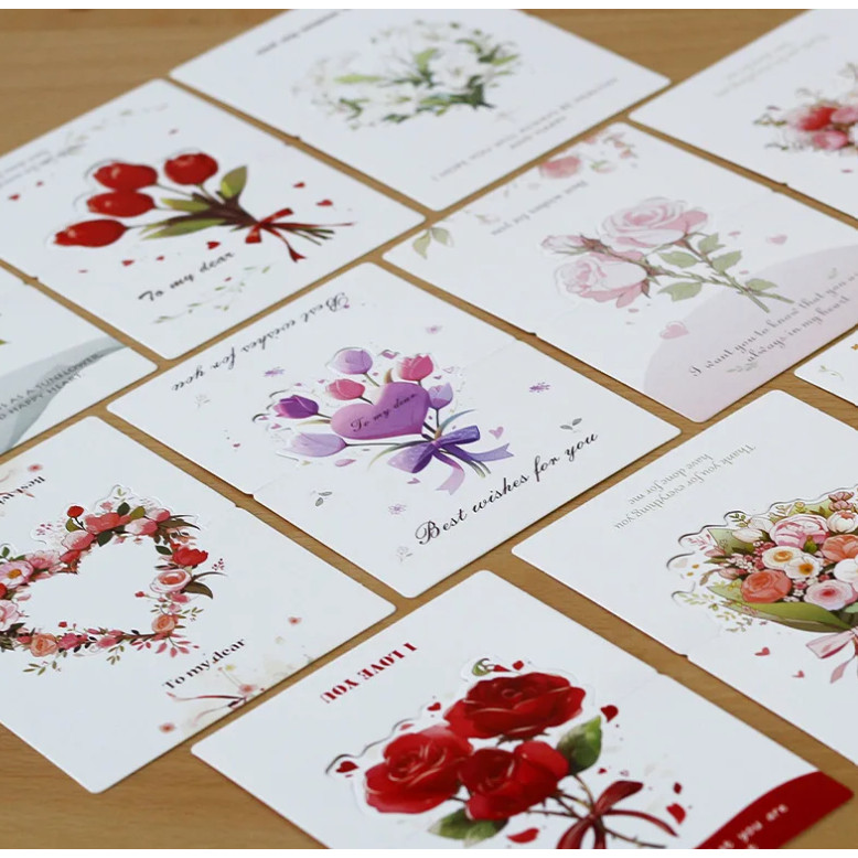 3D Floral Greeting Cards for Wedding, Valentine‘s, Thanksgiving, Teacher‘s, Father’s & Mother 花束小卡片(4043L) - Image 3